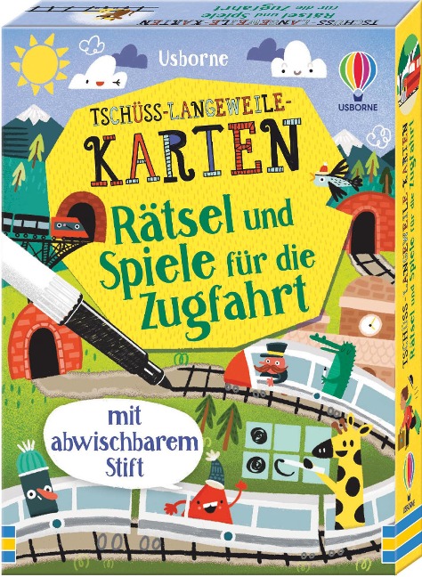 Tschüss-Langeweile-Karten: Rätsel und Spiele für die Zugfahrt - James Maclaine