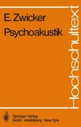 Cover-Bild zum Titel 'Psychoakustik' von 'E. Zwicker'