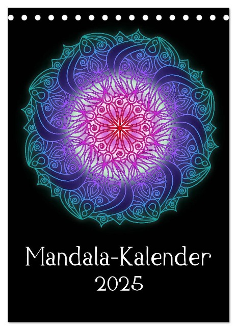 Mandala-Kalender 2025 (Tischkalender 2025 DIN A5 hoch), CALVENDO Monatskalender - Sandra Lina Jakob