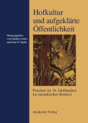 Cover-Bild zum Titel 'Hofkultur und aufgeklärte Öffentlichkeit' von ''