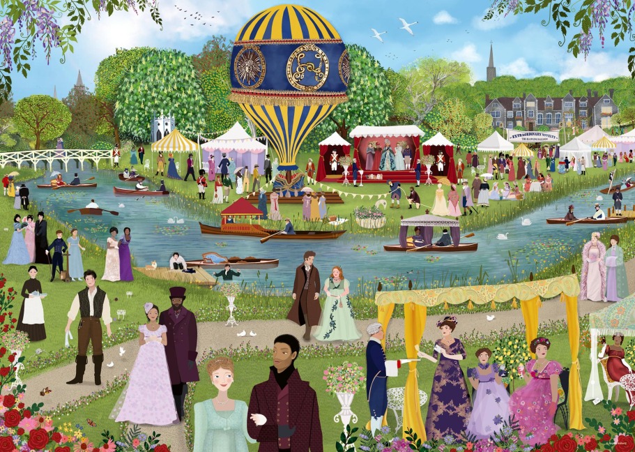 Erwachsenenpuzzle 1000 Teile - Bridgerton - Sehen und gesehen werden - 