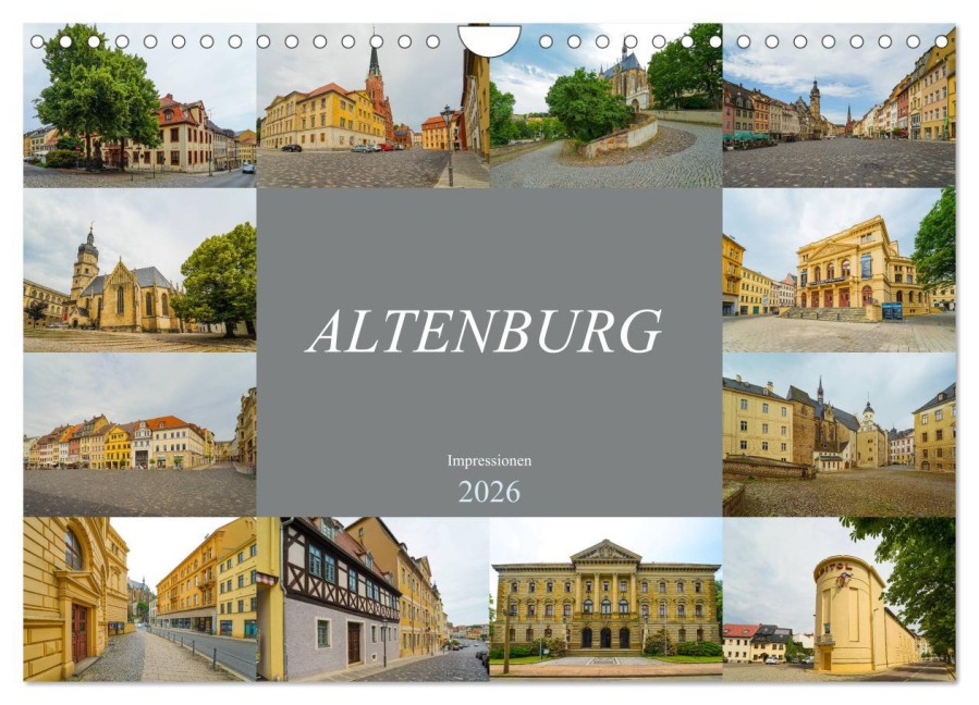 Altenburg Impressionen (Wandkalender 2026 DIN A4 quer), CALVENDO Monatskalender - Dirk Meutzner