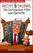 Cover-Bild zum Titel 'Recht skurril - Die kuriosesten Fälle vor Gericht (Knallhart nachgefragt, #4)' von 'Walter Schlegel'