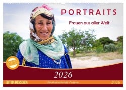 Cover-Bild zum Titel 'PORTRAITS - Frauen aus aller Welt (Wandkalender 2026 DIN A2 quer), CALVENDO Monatskalender' von 'Claudia Wiens'