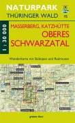 Cover-Bild zum Titel 'Wanderkarte Masserberg, Katzhütte, Oberes Schwarzatal' von ''