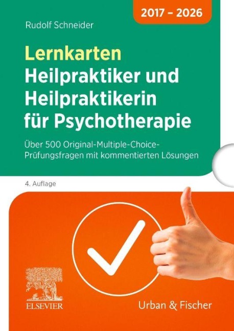 Lernkarten Heilpraktiker und Heilpraktikerin für Psychotherapie 2017 bis 2026 - Rudolf Schneider