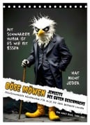 Cover-Bild zum Titel 'Böse Möwen - Jenseits des guten Geschmacks (Tischkalender 2027 DIN A5 hoch), CALVENDO Monatskalender' von 'Dinklage Boos'