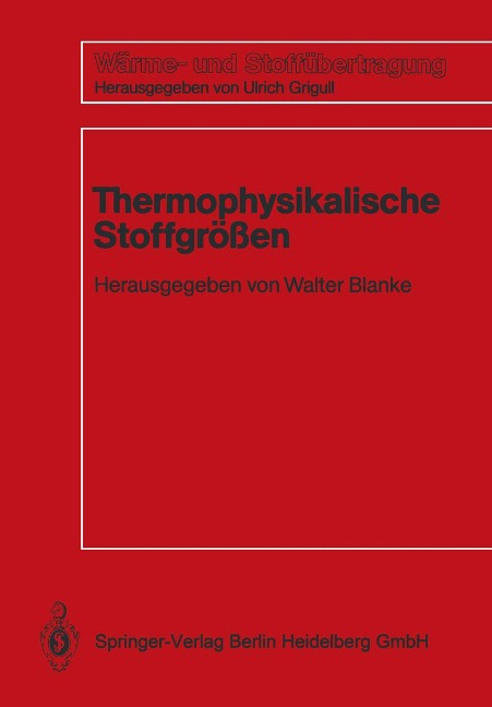 Thermophysikalische Stoffgrößen - 