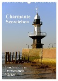 Charmante Seezeichen (Wandkalender 2024 DIN A3 hoch), CALVENDO Monatskalender - Sarnade Sarnade