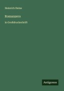 Cover-Bild zum Titel 'Romanzero' von 'Heinrich Heine'