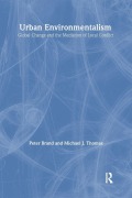 Cover-Bild zum Titel 'Urban Environmentalism' von 'Peter Brand, Michael Thomas'