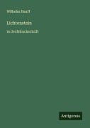 Cover-Bild zum Titel 'Lichtenstein' von 'Wilhelm Hauff'