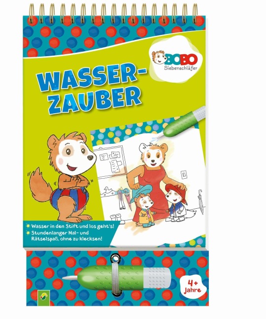 Bobo Siebenschläfer Wasserzauber: Wassermalbuch für Kinder ab 3 Jahren - 