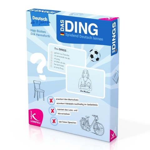 Das Dings: Spielend Deutsch lernen - Hajo Bücken, Dirk Hanneforth