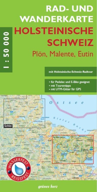 Rad- und Wanderkarte Holsteinische Schweiz - 