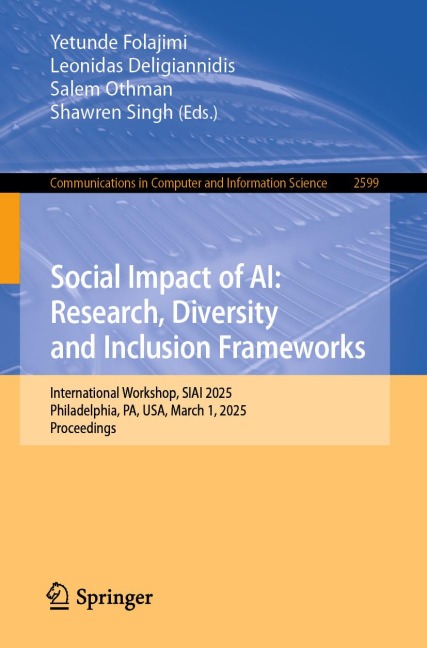 Social Impact of AI: Research, Diversity and Inclusion Frameworks - 