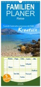Familienplaner 2026 - Kroatien - Traumhafte Landschaften und faszinierende Städte mit 5 Spalten (Wandkalender, 21 x 45 cm) CALVENDO - LianeM LianeM
