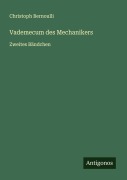 Cover-Bild zum Titel 'Vademecum des Mechanikers' von 'Christoph Bernoulli'