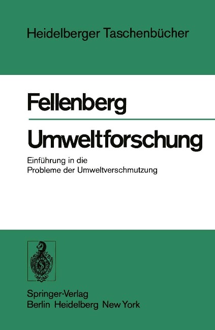 Umweltforschung - G. Fellenberg