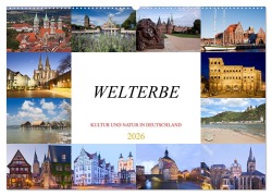 Cover-Bild zum Titel 'Welterbe - Kultur und Natur in Deutschland (Wandkalender 2026 DIN A2 quer), CALVENDO Monatskalender' von 'U. Boettcher'