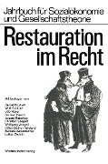 Cover-Bild zum Titel 'Restauration im Recht' von ''