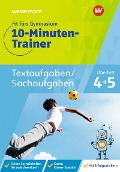 Cover-Bild zum Titel 'Fit fürs Gymnasium - Der 10-Minuten-Trainer. Übertritt 4 / 5 Mathematik Textaufgaben/Sachaufgaben' von 'Tanja Blumberg'