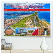 Cover-Bild zum Titel 'Ein Herz für Gibraltar (hochwertiger Premium Wandkalender 2026 DIN A2 quer), Kunstdruck in Hochglanz' von 'Christa Kramer'
