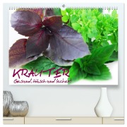 Cover-Bild zum Titel 'Kräuter - Gesund, hübsch und lecker (hochwertiger Premium Wandkalender 2026 DIN A2 quer), Kunstdruck in Hochglanz' von 'Elisabeth Stanzer'