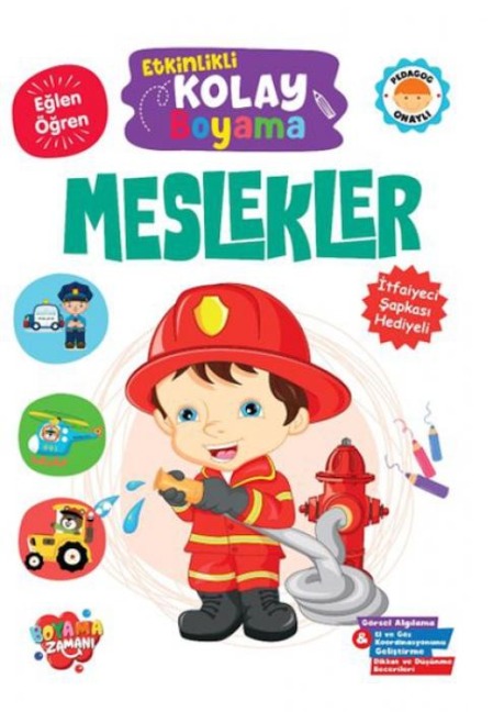 Meslekler - Etkinlikli Kolay Boyama - Kolektif