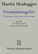 Cover-Bild zum Titel 'Vier Hefte I und II' von 'Martin Heidegger'