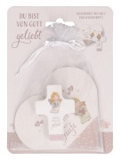 Cover-Bild zum Titel 'Du bist von Gott geliebt. Geschenkset zur Taufe (rosa)' von ''