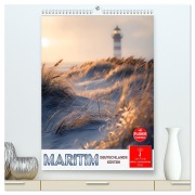 Cover-Bild zum Titel 'Maritim, Deutschlands Küsten (hochwertiger Premium Wandkalender 2026 DIN A2 hoch), Kunstdruck in Hochglanz' von 'Peter Roder'