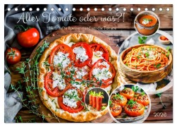 Cover-Bild zum Titel 'Alles Tomate oder was?! - Herzhafte Speisen rund um die Tomate (Tischkalender 2026 DIN A5 quer), CALVENDO Monatskalender' von 'Anja Frost'
