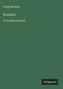 Cover-Bild zum Titel 'Woyzeck' von 'Georg Büchner'