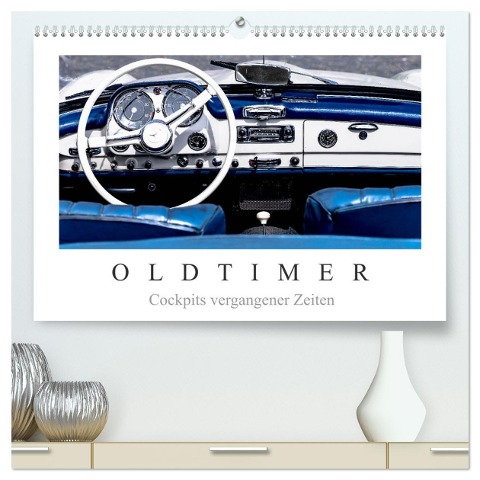 Oldtimer - Cockpits vergangener Zeiten (hochwertiger Premium Wandkalender 2025 DIN A2 quer), Kunstdruck in Hochglanz - Dieter Meyer