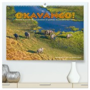 Cover-Bild zum Titel 'Okavango! Atemberaubende Naturschönheit im größten Binnendelta der Welt (hochwertiger Premium Wandkalender 2026 DIN A2 quer), Kunstdruck in Hochglanz' von 'Guenter Guni'