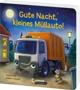 Cover-Bild zum Titel 'Gute Nacht, kleines Müllauto!' von 'Lena Walde'