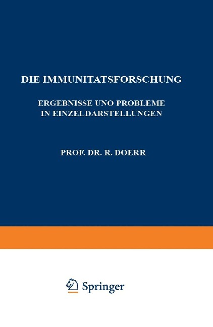 Die Immunitätsforschung - Robert Doerr
