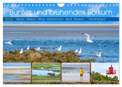 Cover-Bild zum Titel 'Buntes und blühendes Borkum (Wandkalender 2026 DIN A4 quer), CALVENDO Monatskalender' von 'Tatjana Balzer'
