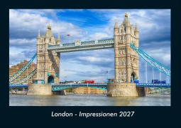 Cover-Bild zum Titel 'London - Impressionen 2027 Fotokalender DIN A4' von 'Tobias Schmitt, Kevin Heber'