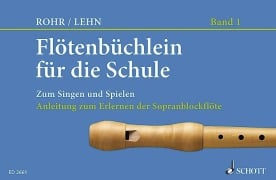 Cover-Bild zum Titel 'Flötenbüchlein für die Schule' von 'Heinrich Rohr, Franz Lehn'