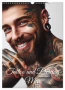 Cover-Bild zum Titel 'Tattoo und Piercing Men (Wandkalender 2026 DIN A3 hoch), CALVENDO Monatskalender' von 'Ezra Ezra'
