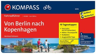 Cover-Bild zum Titel 'KOMPASS Fahrradführer Von Berlin nach Kopenhagen' von 'Bernhard Pollmann'