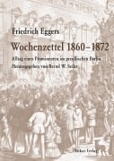 Cover-Bild zum Titel 'Wochenzettel 1860-1872' von 'Friedrich Eggers'