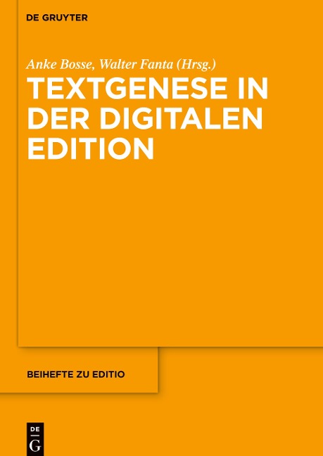 Textgenese in der digitalen Edition - 