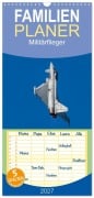 Cover-Bild zum Titel 'Familienplaner 2027 - Militärflieger mit 5 Spalten (Wandkalender, 21 x 45 cm) CALVENDO' von 'Christoph Brunner'