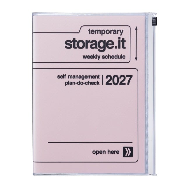 MARK'S 2026/27 Diary A5 Storage.it  // Pink - 