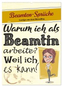 Cover-Bild zum Titel 'Beamten-Sprüche (Wandkalender 2026 DIN A2 hoch), CALVENDO Monatskalender' von 'Sabine Löwer'