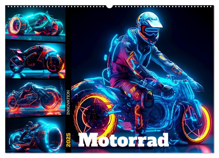 Motorrad Innovation (Wandkalender 2025 DIN A2 quer), CALVENDO Monatskalender - Monika Altenburger