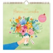 Cover-Bild zum Titel 'Wandkalender quadratisch 2027 Herzenswünsche' von ''